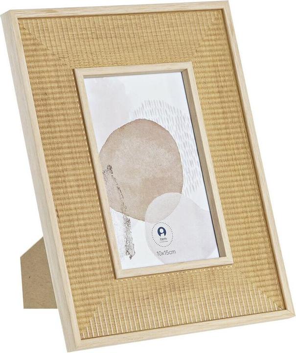 DKD Home Decor Fotorahmen natürlich Holz Holz MDF 19 x 1,5 x 24 cm (10 x 15 cm)