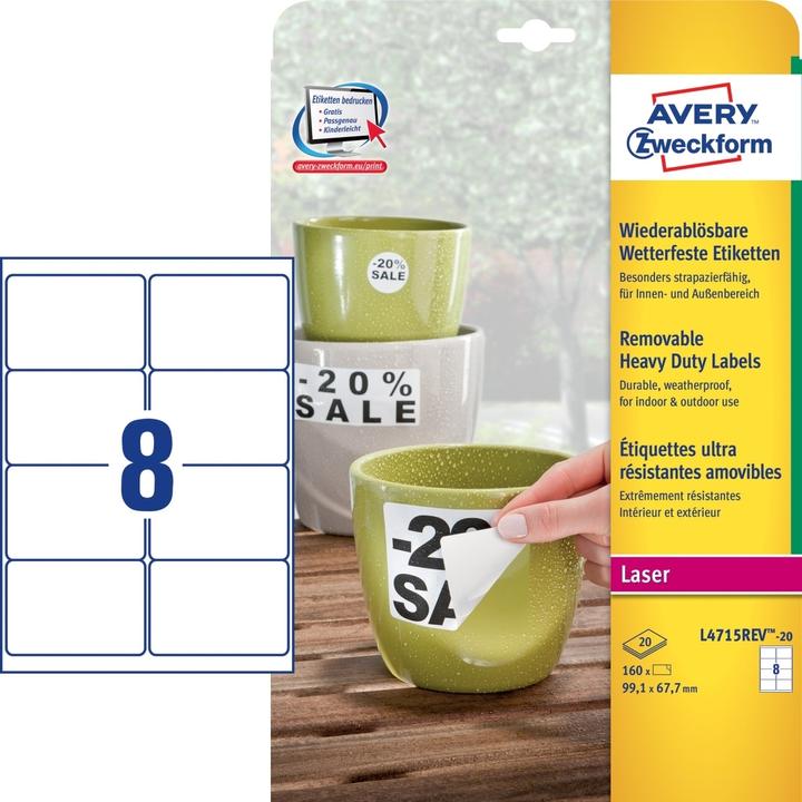 Productafbeelding Avery Weerbestendige etiketten