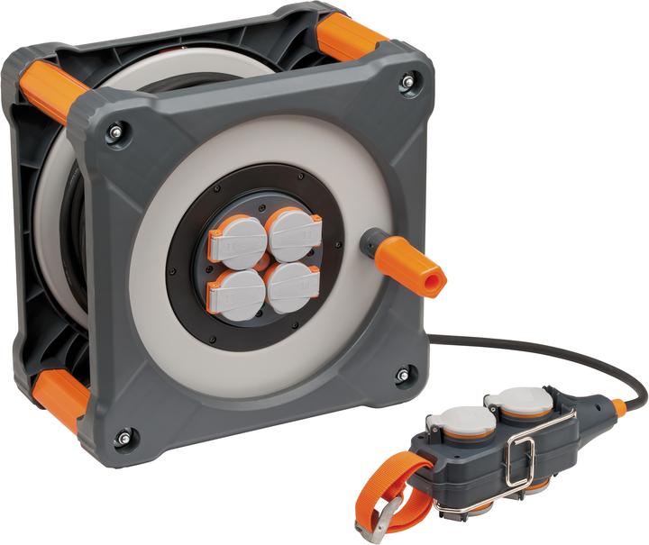 Produktbild Brennenstuhl professionalLINE Kabeltrommel mit Powerblock KC 5100 IP44 50+5m H07RN-F 3G1,5 (50 m, 1.50 mm²)