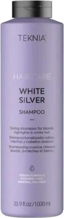 Produktbild Lakmé Teknia White Silver Shampoo 1000 ml (1000 ml, Silbershampoo)