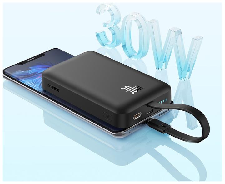 Immagine prodotto Baseus Powerbank Magnetic Mini 10000mAh 30W MagSafe (nero) (10000 mAh, 30 W, 37 Wh)