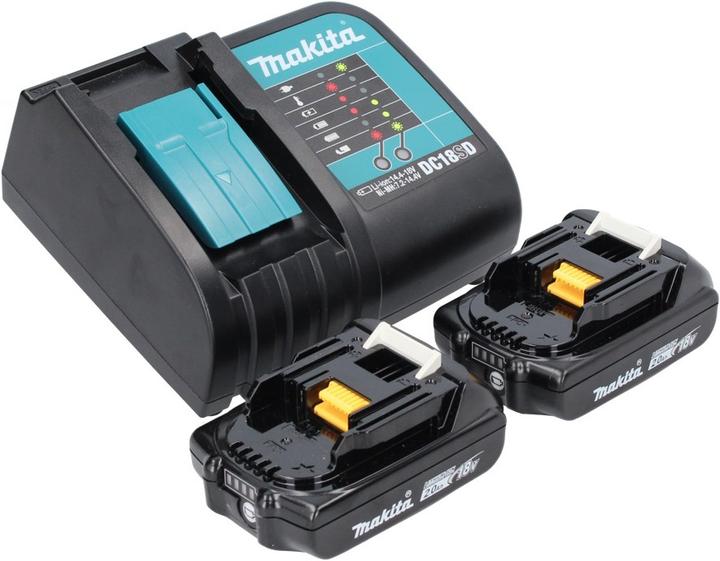 Produktbild Makita Power Source Kit 18 V mit 2x BL 1820 B Akku 2,0 Ah ( 2x 197254-9 ) + DC 18 SD Ladegerät ( 194 (18 V)