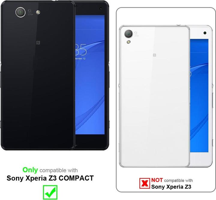 Image du produit Cadorabo Couverture rigide Frosty Cover (Sony Xperia Z3 Compact)