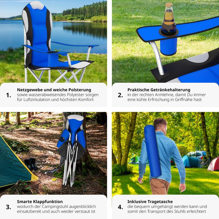Produktbild tectake Campingstuhl