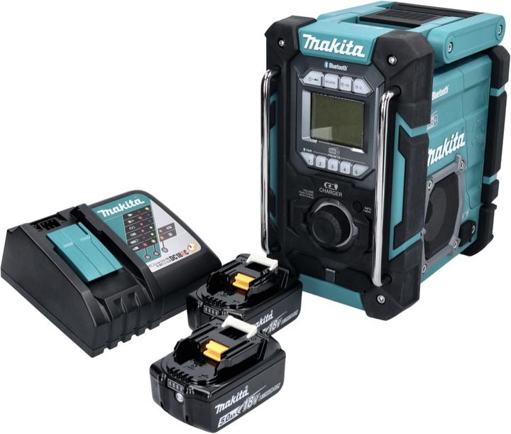 Actual product image Makita DMR 301 RT Rechargeable construction site radio 12 V max. - 18 V DAB / DAB+ / Bluetooth + 2x (AM, FM, DAB+, DAB, Bluetooth)