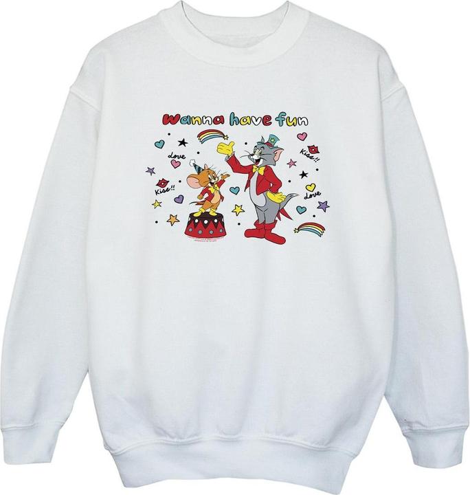 Immagine prodotto Tom & Jerry Wanna Have Fun Felpa Ragazze (116)