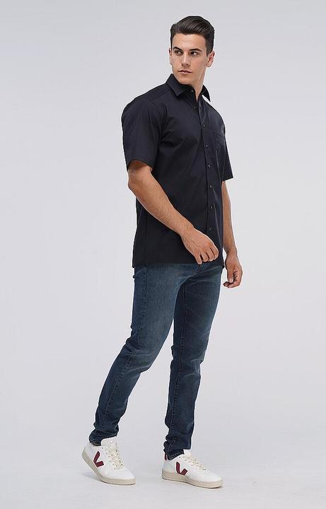 Image du produit Olymp Chemise Luxor noir/kent 1/2 manches Gr.46 (46)