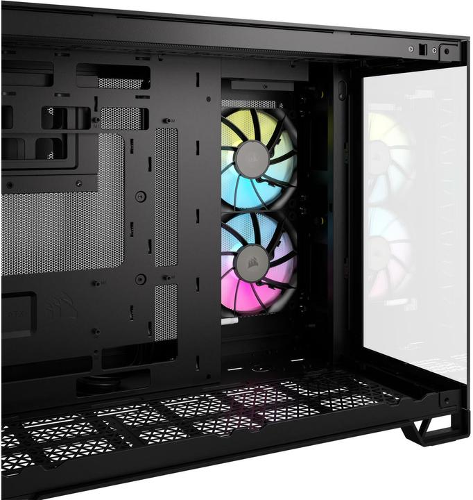 Actual product image Corsair Case iCUE 2500X RGB Midi TG black (mATX)