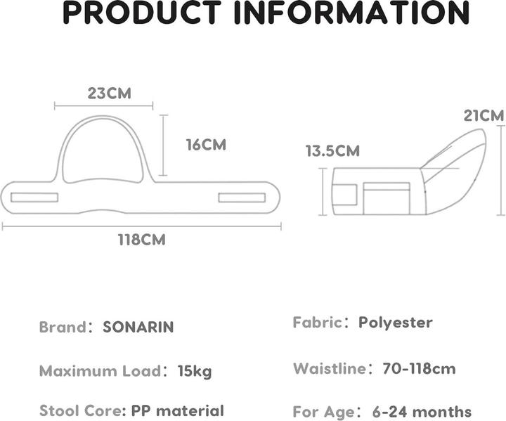 Actual product image Ergobaby Aura Mesh sling