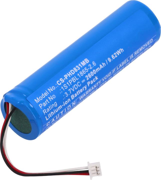 Actual product image AccuCell Rechargeable battery Philips Avent SCD833, SCD835, SCD843, SCD845, 1S1PBL1865-2.6