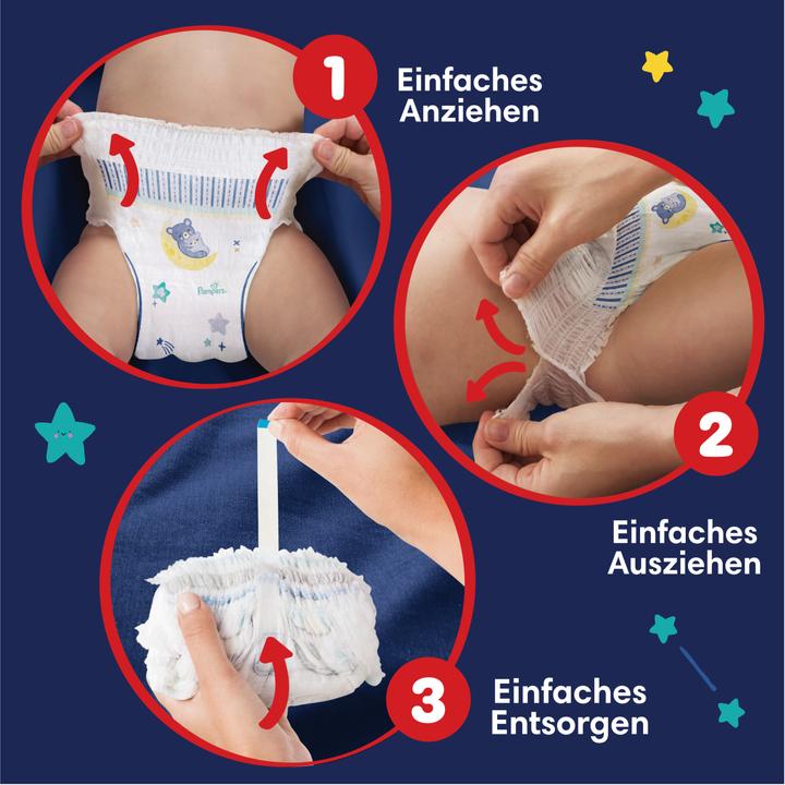Produktbild Pampers Baby-Dry Night Pants (Gr. 4, Tragepack, 40 Stück)