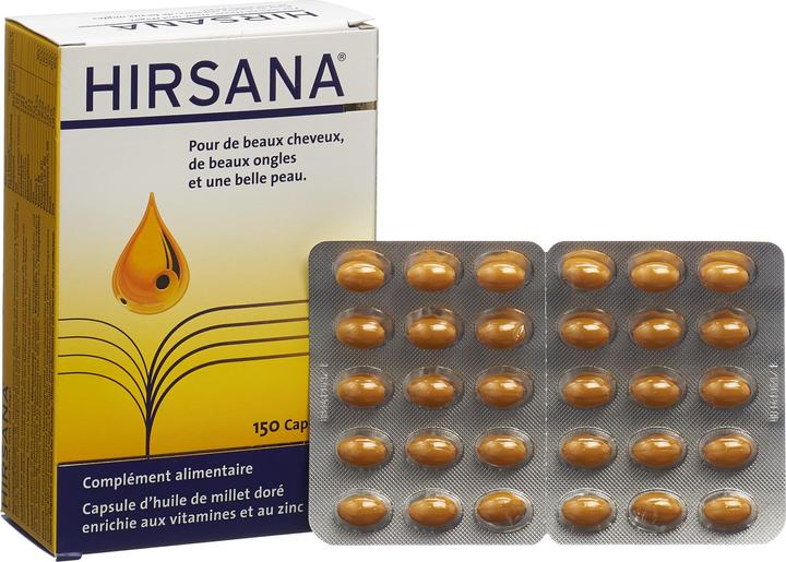 Immagine prodotto Hirsana Olio di miglio dorato (150 Pezzo/i, Pillole, 126 g)
