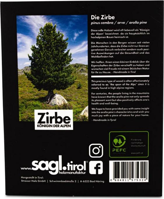 Actual product image ZNatur Swiss stone pine heart gift decoration with engraving Get well soon No.9