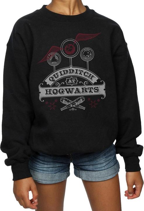 Produktbild Quidditch At Hogwarts Sweatshirt Mädchen (116)