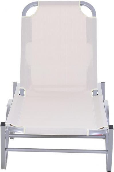 Actual product image Outsunny Sun lounger with adjustable backrest (188 cm)
