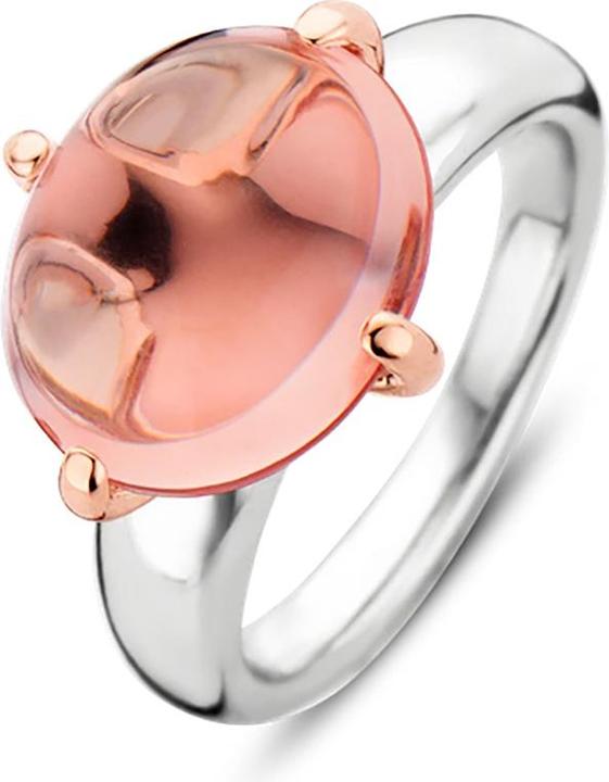 Produktbild Ti Sento Milano Ring mit Kristall oval nude 12117NU (56, 925 Silber)