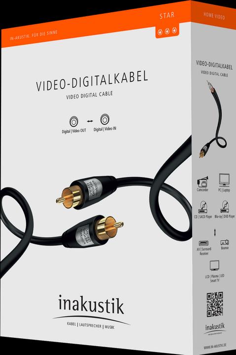 Immagine prodotto Inakustik Cavo coassiale digitale STAR (5 m, Cinch)