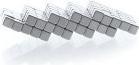 Actual product image Nanodots 125 Cubes Silver (Silver Black mix)