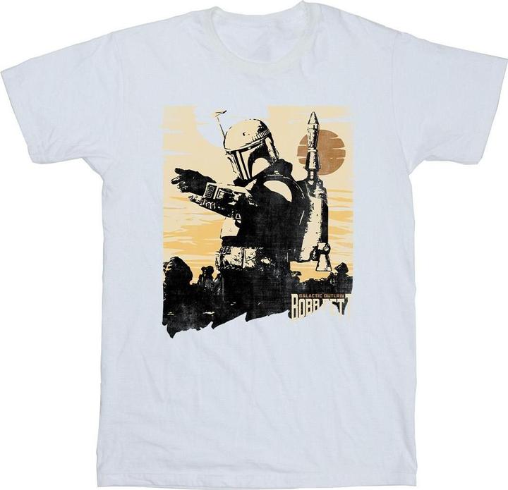 Actual product image Star Wars Mens The Book Of Boba Fett Points T-Shirt (L)