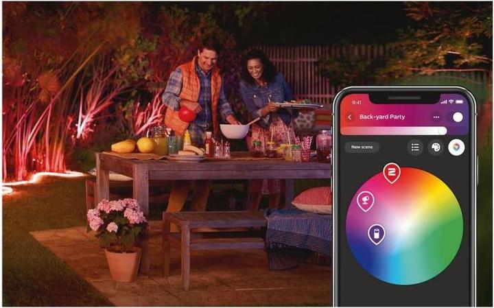 Produktbild Philips Hue LED Stripe Lightstrip Outdoor (DE Stecker) (Mehrfarbig, 200 cm, Outdoor)