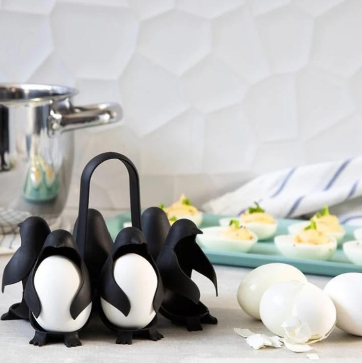 Produktbild Homerely Pinguin Eierhalter in der Pfanne 6er (6 x)