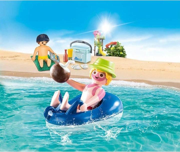 Actual product image Playmobil Swimmer with swimming hoop (70112, Playmobil Family Fun)