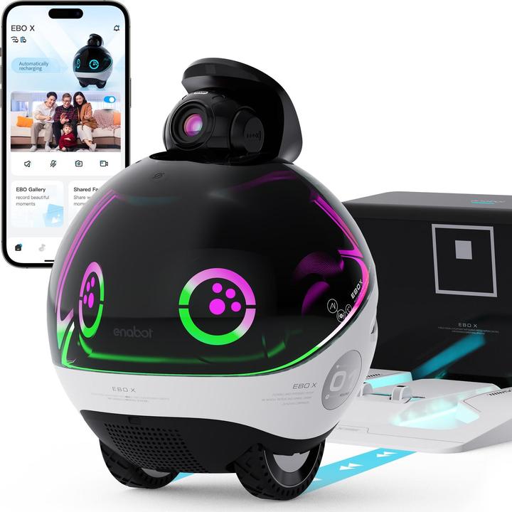 Produktbild Enabot EBO X Überwachungsroboter (3840 x 2160 Pixels)