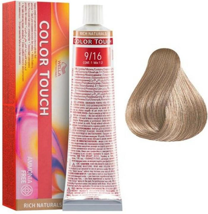 Actual product image Wella Color Touch Rich Naturals 9/16 hair color (9, 16)