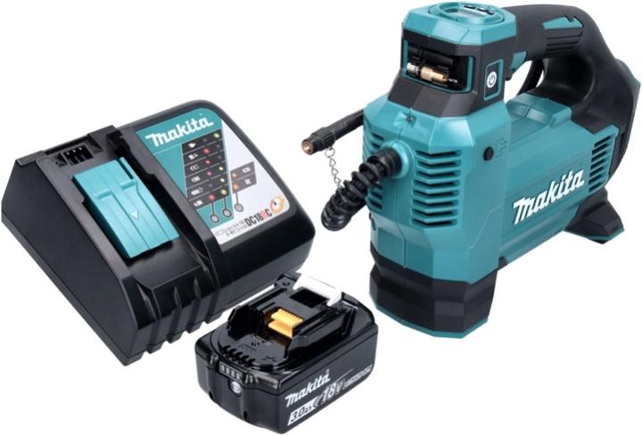 Produktbild Makita DMP 181 RF1 Akku Kompressor 18 V 11,1 bar + 1x Akku 3,0 Ah + Ladegerät (11.10 Bar)