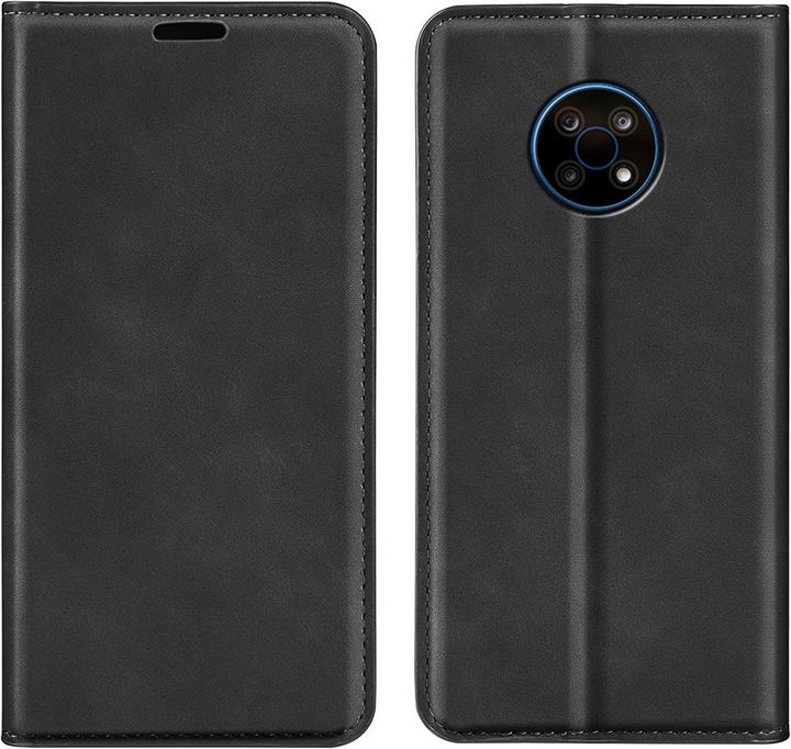 Productafbeelding Cover-Discount Nokia G50 - Silky Stand Flip Case Hoesje zwart (Nokia G50)