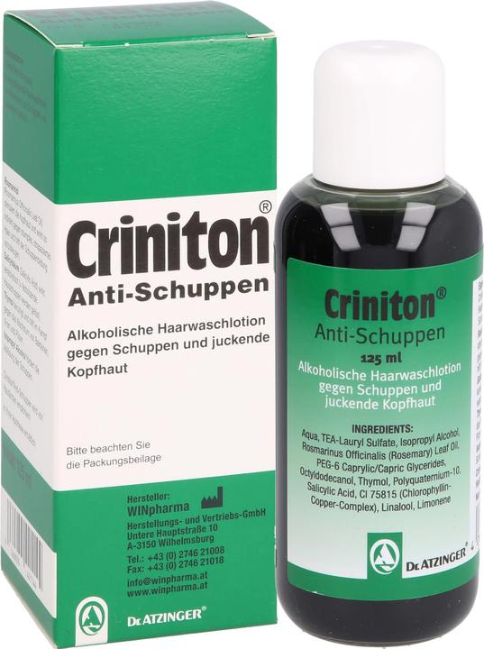 Produktbild Kanzlsperger Criniton Anti-Schuppen Haarwaschlotion, 125 ml Lösung (125 ml)