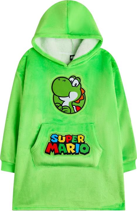 Actual product image Super Childrens/Kids Yoshi Blanket Hoodie
