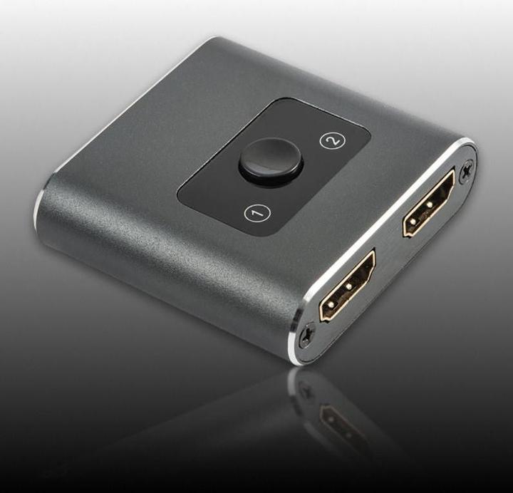 Produktbild Hermex HDMI-Switch HDMI-Verteiler HDMI-Umschalter 4K@60Hz bidirektional