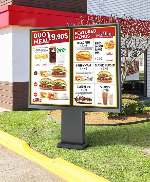 Image du produit DSS Outdoor Stele Portrait 2x55", Metall, Full Outdoor