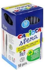 Produktbild Carioca Packung mit 50 Eco Kugelschreibern 1mm (Mehrfarbig, 50 x)