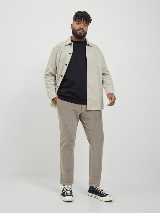 Produktbild Jack & Jones Plus Size Einfarbig Sweatshirt mit Rundhals Sweatshirt mit Rundhals (XXL)