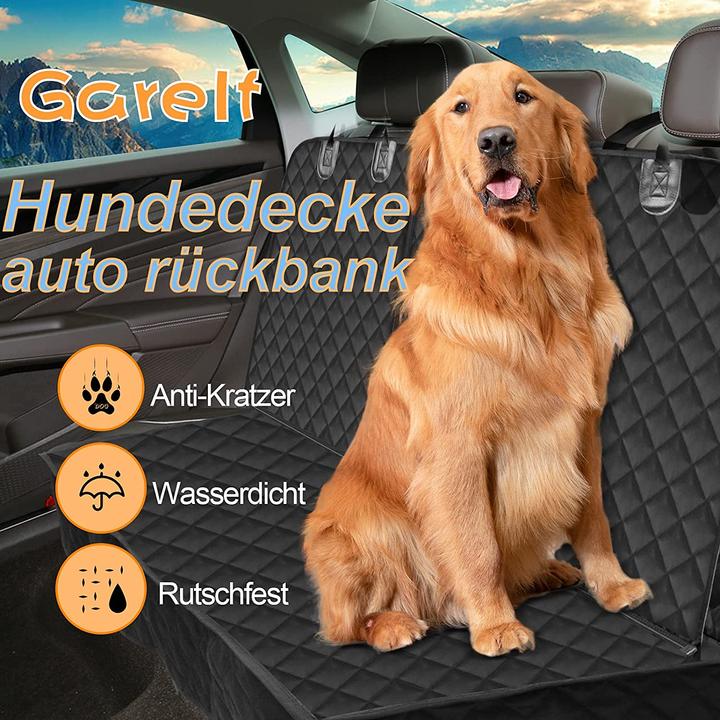 Immagine prodotto Garelf Coperta per cani per il sedile posteriore (stile 1) (Cane, Chiusura di sicurezza, Lavabile in lavatrice)