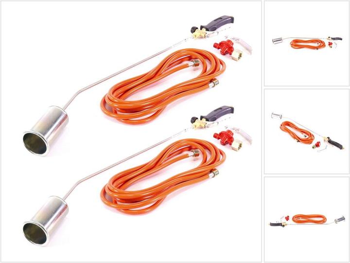 Rothenberger ROMAXI ECO Set 2x torcia di riscaldamento + tubo flessibile + regolatore 1060 °C ( 2x 1500000