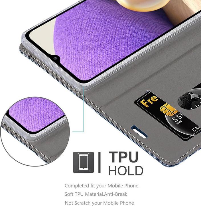 Actual product image Cadorabo Book Jeans Optics Cover (Samsung Galaxy A32)