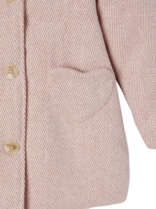 Actual product image Vertbaudet Girls' coat with hood & recycled polyester (104)