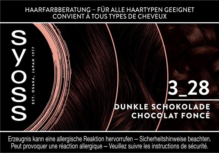 Actual product image Syoss Coloration (3 28 Dark chocolate)