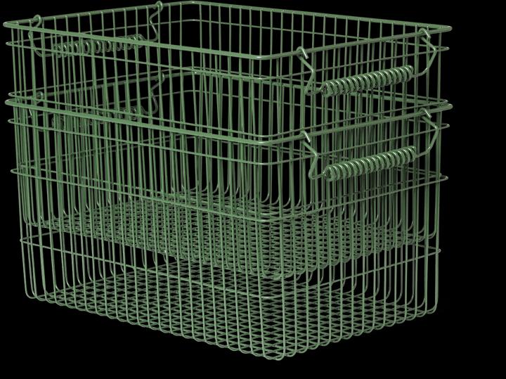 Actual product image Ferm Living Cala Stackable Baskets (2 x, 36 x 26 x 20 cm)