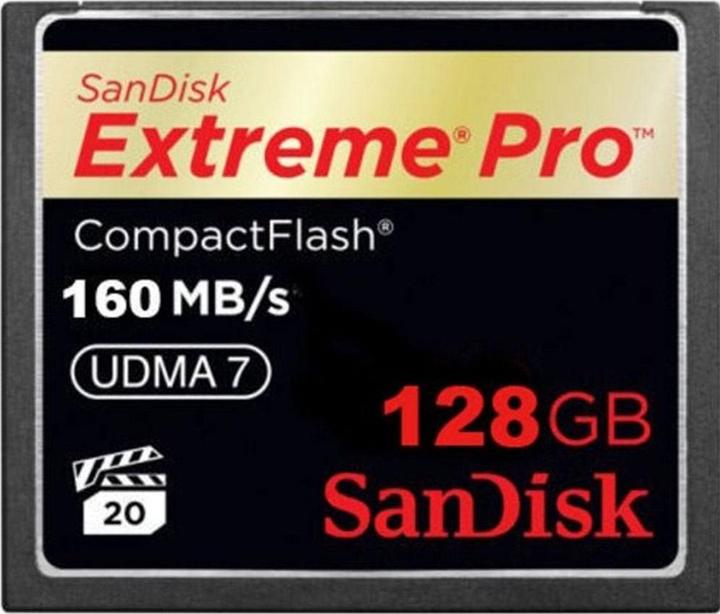 Produktbild SanDisk Extreme Pro Compact Flash (128 GB, CF, UHS-I)