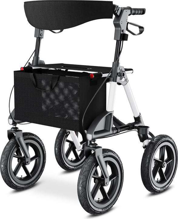 Aktivshop Outdoor Rollator mit Luftbereifung Komfort