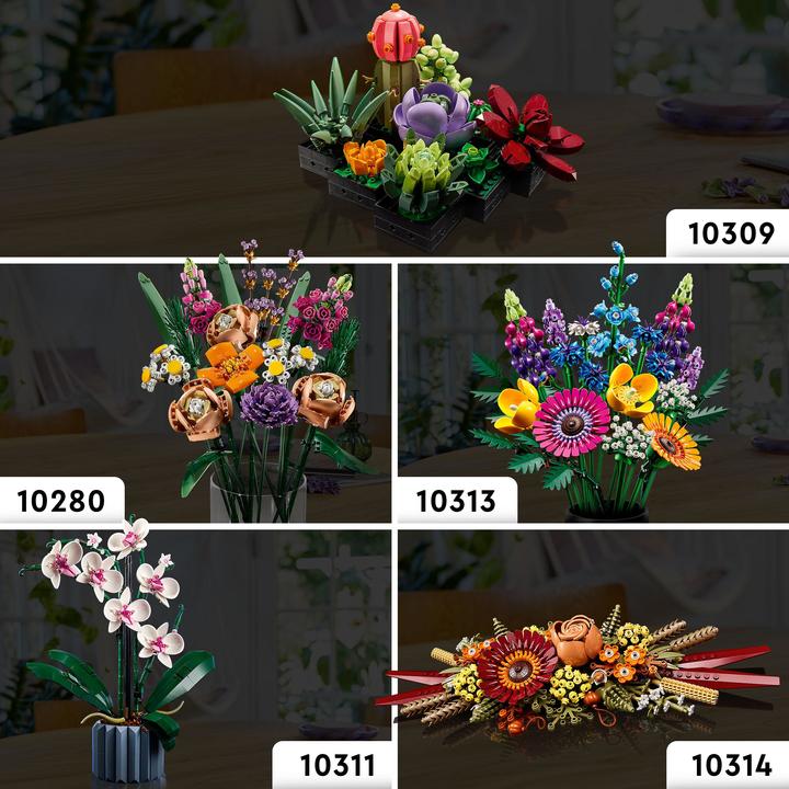 Actual product image LEGO Wildflower Bouquet (10313, LEGO Icons, LEGO Botanical)