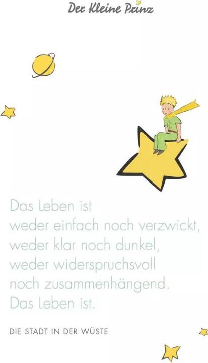 Actual product image Man sieht nur mit dem Herzen gut (German, Antoine de Saint-Exupéry, 2021)