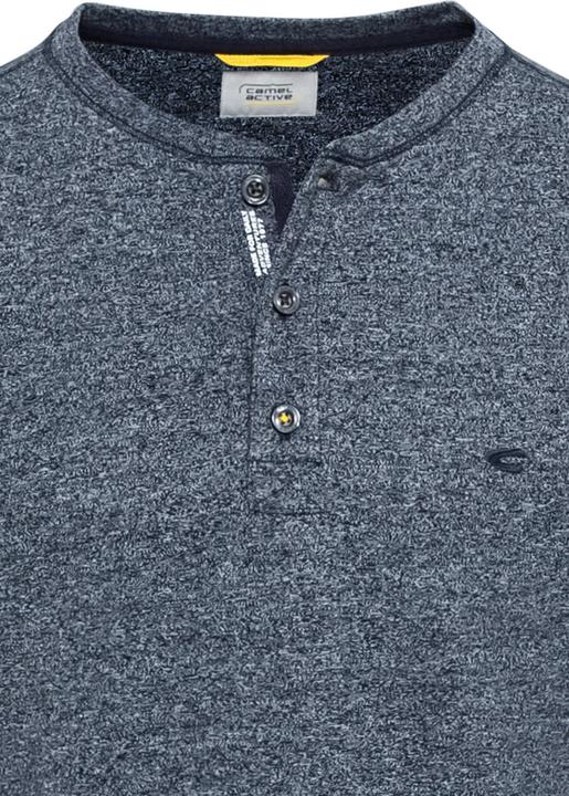 Image du produit Camel Active T-shirt Henleys à manches longues en mélange de coton durable (L)