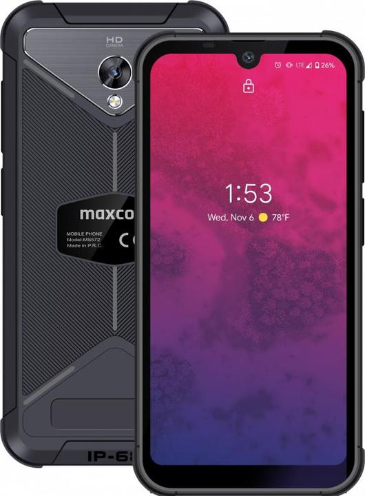 Actual product image Maxcom MS 572 4G NFC smartphone (32 GB, Black, 5.71", Dual SIM, 13 Mpx, 4G)