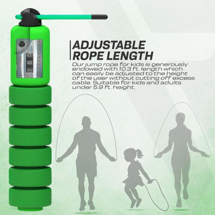 Image du produit Rdx FP Corde À Sauter Réglable De 3m10 Pour Enfants Avec Compteur (304 cm)