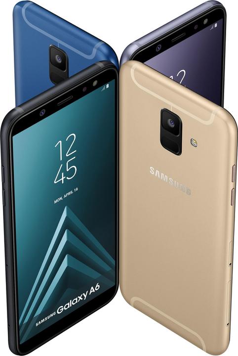 Produktbild Samsung Galaxy A6 (2018) EU (32 GB, Lavender, 5.60", Dual SIM + SD, 16 Mpx, 4G)
